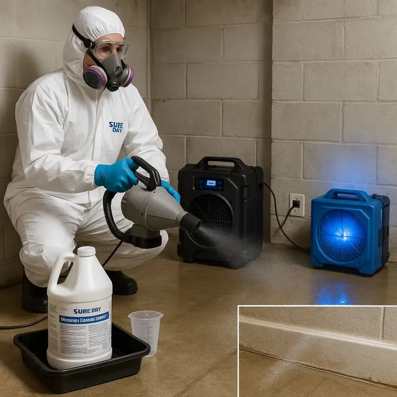 Sanitization and Odor Removal process in Minnewaukan, ND