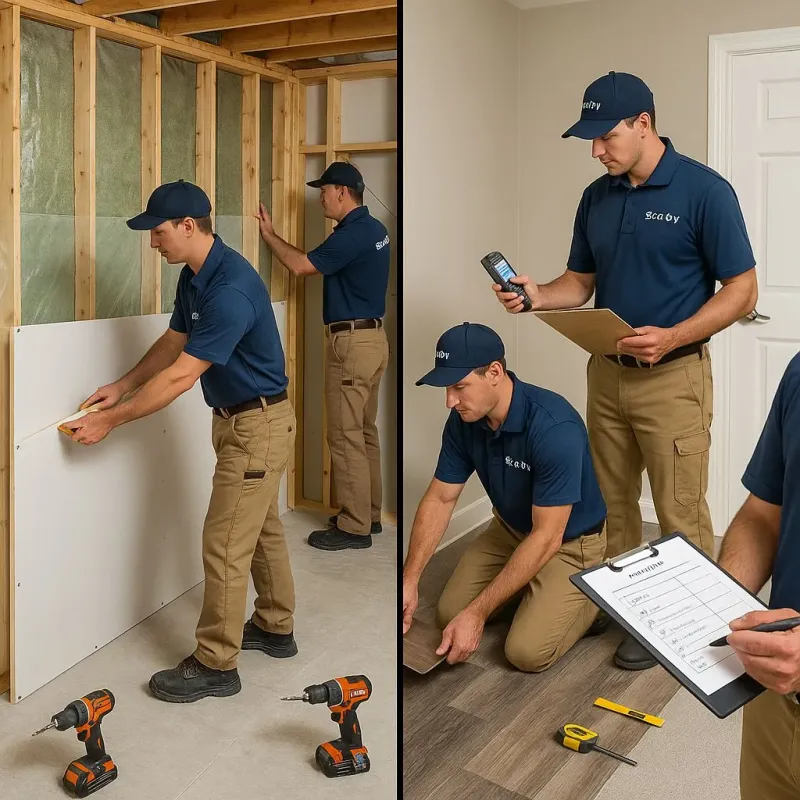 Repairs and Reconstruction process in Minnewaukan, ND