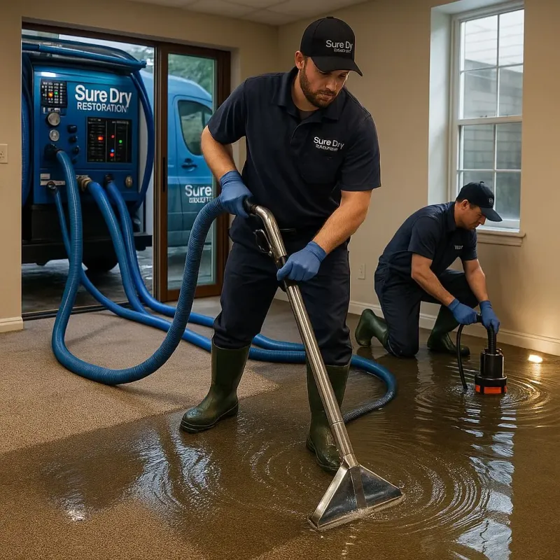 Water Extraction and Removal process in Minnewaukan, ND